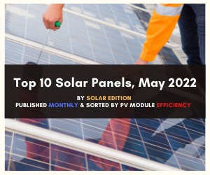 Top 10 Best Solar Panels -May 2022